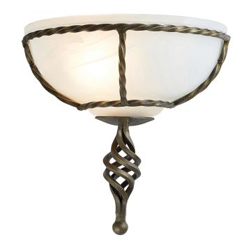 Aplique de perete PEMBROKE PB-WU-BLK-GOLD 1x60W/E27 de la Elstead Lighting