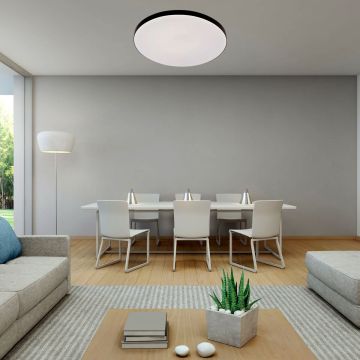 Lustră de tavan Babilon LP-335/1C M 4BK 4000K 1x24W/LED IP20 de la Light Prestige