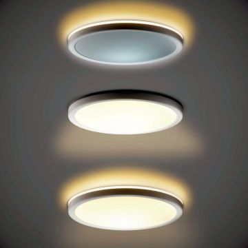 Lustră de tavan Corte PLF-63452-300R-28W-WH 2800K|4000K|6000K 1x28W/LED 3000lm IP20 de la Italux