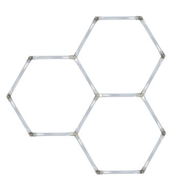 Lustră de tavan Geometric LP-0209/3C 4K 4000K 15x4W/LED IP44 de la Light Prestige