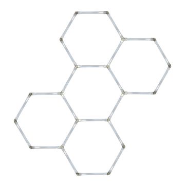 Lustră de tavan Geometric LP-0209/5C 4K 4000K 24x4W/LED IP44 de la Light Prestige