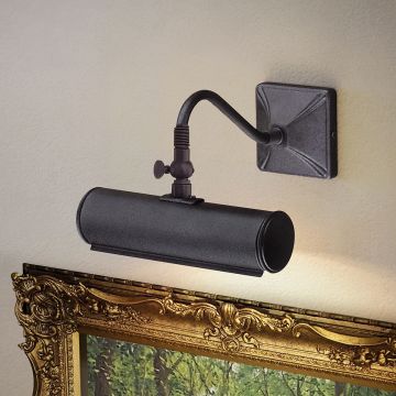 Lampă pentru tablou PICTURE LIGHTS PL1-10-BLACK 1x40W/E14 de la Elstead Lighting