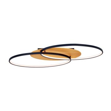 Lustră de tavan Poraso PLF-93439-24W-WO 3000K 2x24W/LED 920lm IP20 de la Italux