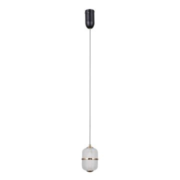 Lampă cu pendul Alani PND-34375-1-BK 3000K 1x6W/LED 588lm IP20 de la Italux