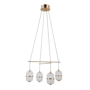 Lampă cu pendul Alani PND-34375-4-HBR 3000K 4x24W/LED 1931lm IP20 de la Italux
