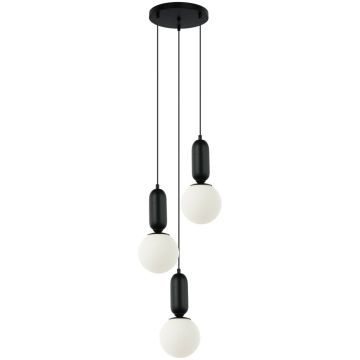Lampă cu pendul ALDEVA PND-02340-3S-BK 3x40W/E27 IP20 de la Italux