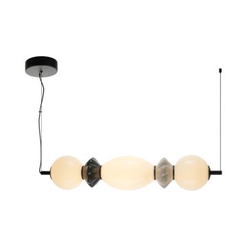 Lampă cu pendul Balos PND-94921-3A-BK 3000K 1x14W/LED 1600lm IP20 de la Italux