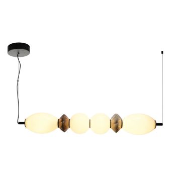 Lampă cu pendul Balos PND-94921-4A-BK 3000K 1x23W/LED 2840lm IP20 de la Italux