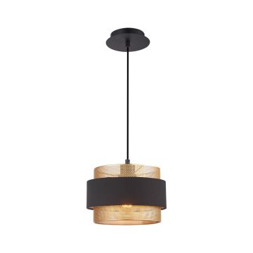 Lampă cu pendul Bans PND-27467-1-BK-GD 1x40W/E27 IP20 de la Italux