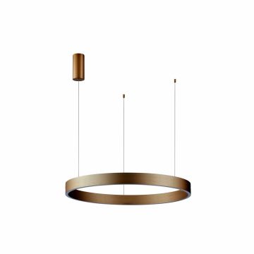 Lampă cu pendul Brasco PND-56215-060RPP-GD-3KS4K-TRDIMM 3000K|4000K 1x40W/LED 3100lm IP20 de la Italux