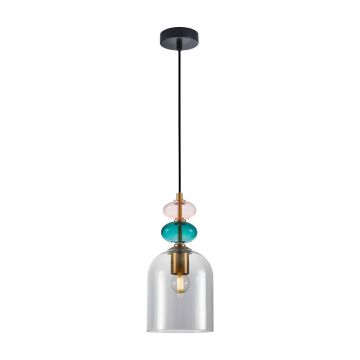 Lampă cu pendul Busco PND-30263-1B-BRO-SG 1x40W/E27 IP20 de la Italux