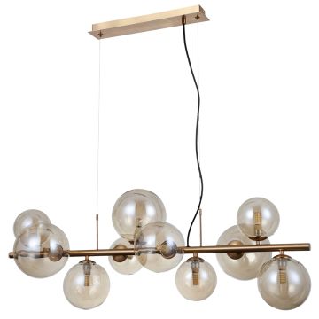 Lampă cu pendul CANELLO PND-406007-10-HBR 10x5W/G9 IP20 de la Italux