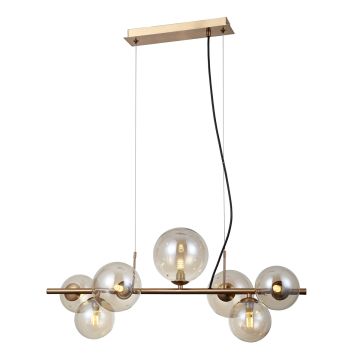 Lampă cu pendul CANELLO PND-406007-7-HBR 7x5W/G9 IP20 de la Italux