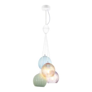 Lampă cu pendul Cases PND-94794-4B-MLTI 4x40W/E14 IP20 de la Italux