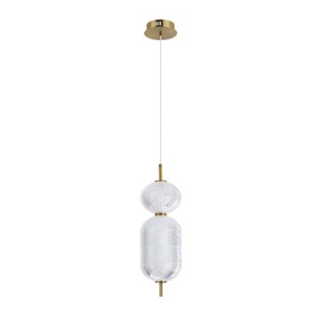 Lampă cu pendul Corado PND-81438-1C-GD 3000K 1x15W/LED 1647lm IP20 de la Italux