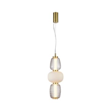 Lampă cu pendul Eris PND-98374-28W-GD 3000K 1x28W/LED 3748lm IP20 de la Italux
