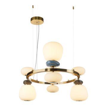Lampă cu pendul Evans PND-94981-4B-GD 3000K 1x33W/LED 3950lm IP20 de la Italux