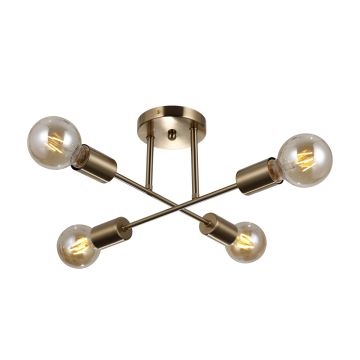 Lampă de tavan FORMIO PND-4052-4-HBR 4x40W/E27 IP20 de la Italux