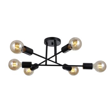 Lampă de tavan FORMIO PND-4052-6-BL 6x40W/E27 IP20 de la Italux