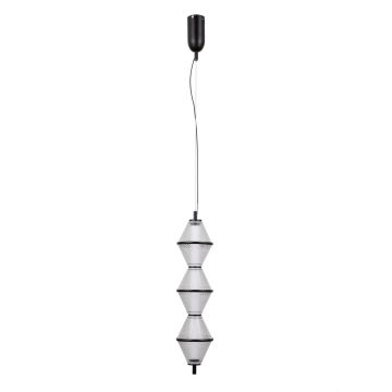 Lampă cu pendul Fuente PND-34395-3V-BK 3000K 3x15W/LED 1108lm IP20 de la Italux