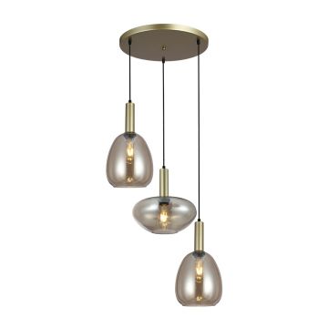 Lampă cu pendul Gater PND-23541-3-GD-CH 3x40W/E27 IP20 de la Italux