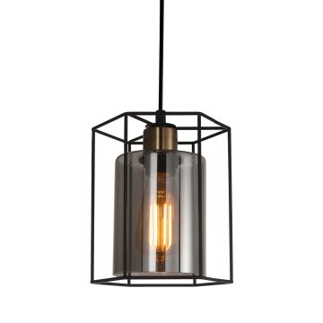 Lampă cu pendul KALULA PND-78901-1-BK+SG 1x40W/E27 IP20 de la Italux