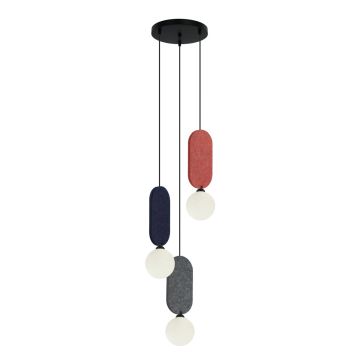 Lampă cu pendul Lorenzo PND-59815A-3-MLTI 3x25W/G9 IP20 de la Italux