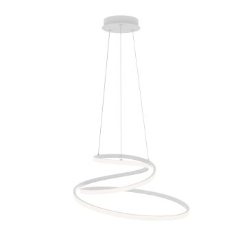 Lampă cu pendul Lorila PND-2168-M-WH 3000K|4000K|6000K 1x60W/LED 3300lm IP20 de la Italux