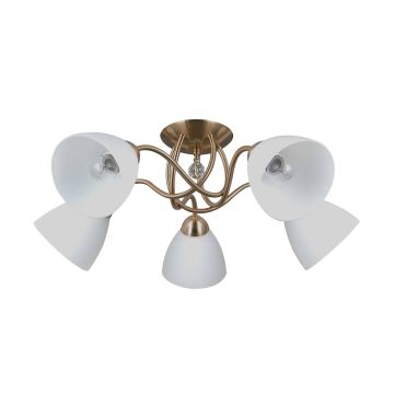 Lampă de tavan Lugano PND-5643-5-HBR 5x40W/E27 IP20 de la Italux