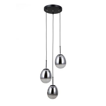 Lampă cu pendul Meolo PND-40825-3-BK 3x40W/E14 IP20 de la Italux