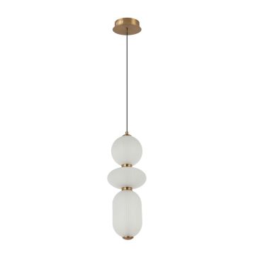 Lampă cu pendul Nico PND-8545-3-AB-WH 3000K 1x15W/LED 1492lm IP20 de la Italux