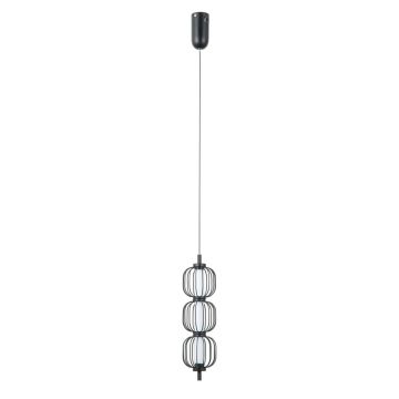 Lampă cu pendul Pedro PND-34405-3V-BK 3000K 3x12W/LED 764lm IP20 de la Italux