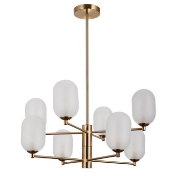 Lampă cu pendul PERANO PND-4215-8A-HBR-SAT 8x5W/G9 IP20 de la Italux