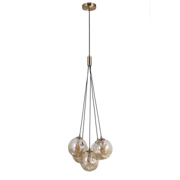 Lampă cu pendul PERLOS PND-54456-5-HB-AMB 5x5W/G9 IP20 de la Italux