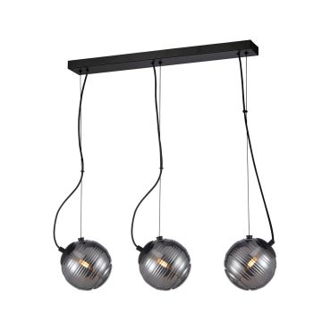 Lampă cu pendul Perona PND-92389-3L-BK 3x40W/G9 IP20 de la Italux