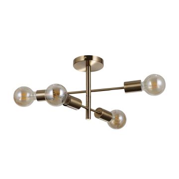 Lampă cu pendul PIANSI PND-4025-4-HBR 4x40W/E27 IP20 de la Italux