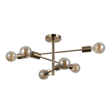 Lampă cu pendul PIANSI PND-4025-6-HBR 6x40W/E27 IP20 de la Italux