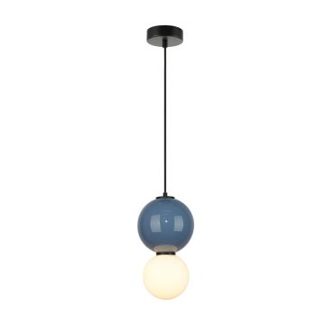 Lampă cu pendul Pieve PND-95221-1S-BLU 3000K 1x5W/LED 468lm IP20 de la Italux