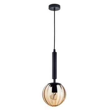Lampă cu pendul RAVENA PND-2324-1 BK+AMB 1x10W/E27 IP20 de la Italux