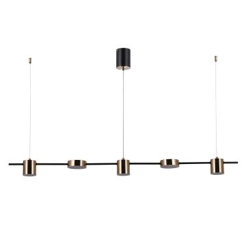 Lampă cu pendul REMDAL PND-16374-5-BK-4K 4000K 30W/LED 2300LM IP20 de la Italux
