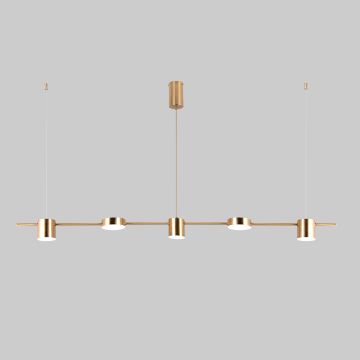 Lampă cu pendul REMDAL PND-16374-5-COP-GD-4K 4000K 30W/LED 2300LM IP20 de la Italux