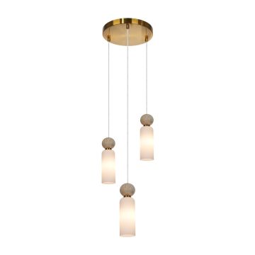 Lampă cu pendul Santos PND-95331-3-BRSS 3x40W/G9 IP20 de la Italux