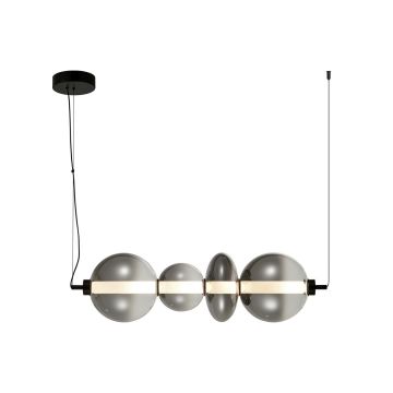 Lampă cu pendul Sonte PND-24352-36W-BK-SG 3000K 1x36W/LED 4425lm IP20 de la Italux