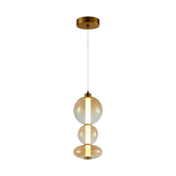 Lampă cu pendul Sonte PND-24352V-24W-AB-AMB 3000K 1x24W/LED 2686lm IP20 de la Italux