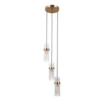 Lampă cu pendul Taraso PND-40760-3-HBR 3x40W/E14 IP20 de la Italux