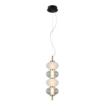 Lampă cu pendul Testa PND-84938-4V-BK 3000K 4x16W/LED 1000lm IP20 de la Italux
