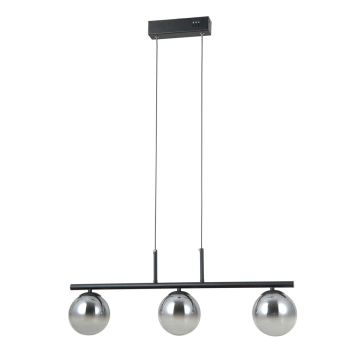 Lampă cu pendul Velada PND-34381-3-BK 3000K 3x15W/LED 610lm IP20 de la Italux