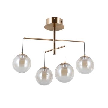 Lampă de tavan Velada PND-34381-4-HBR 3000K 4x20W/LED 1810lm IP20 de la Italux
