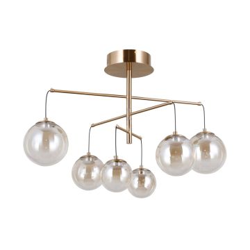 Lampă de tavan Velada PND-34381-6-HBR 3000K 6x30W/LED 2010lm IP20 de la Italux
