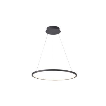 Lampă cu pendul Vinola PND-56135B-040RPC-BK-3KS4K 3000K|4000K 1x24W/LED 1920lm IP20 de la Italux